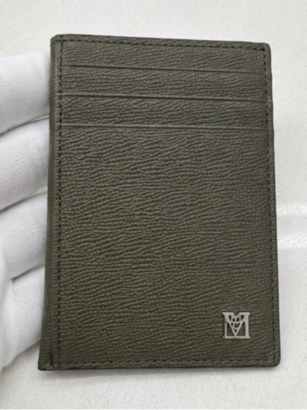 MCM Card Holder - Olive Green